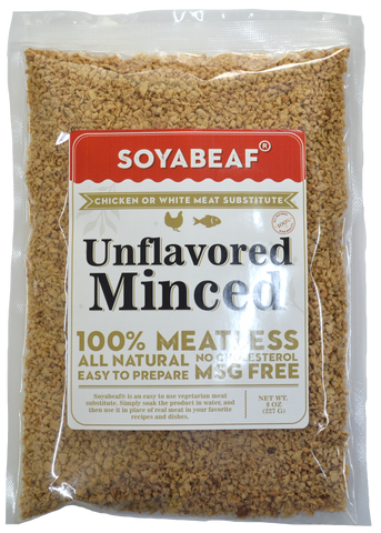 Soyabeaf® Unflavored Bits (Formerly Soyabeaf® Natural Minced) - Chicken or White Meat Substitute