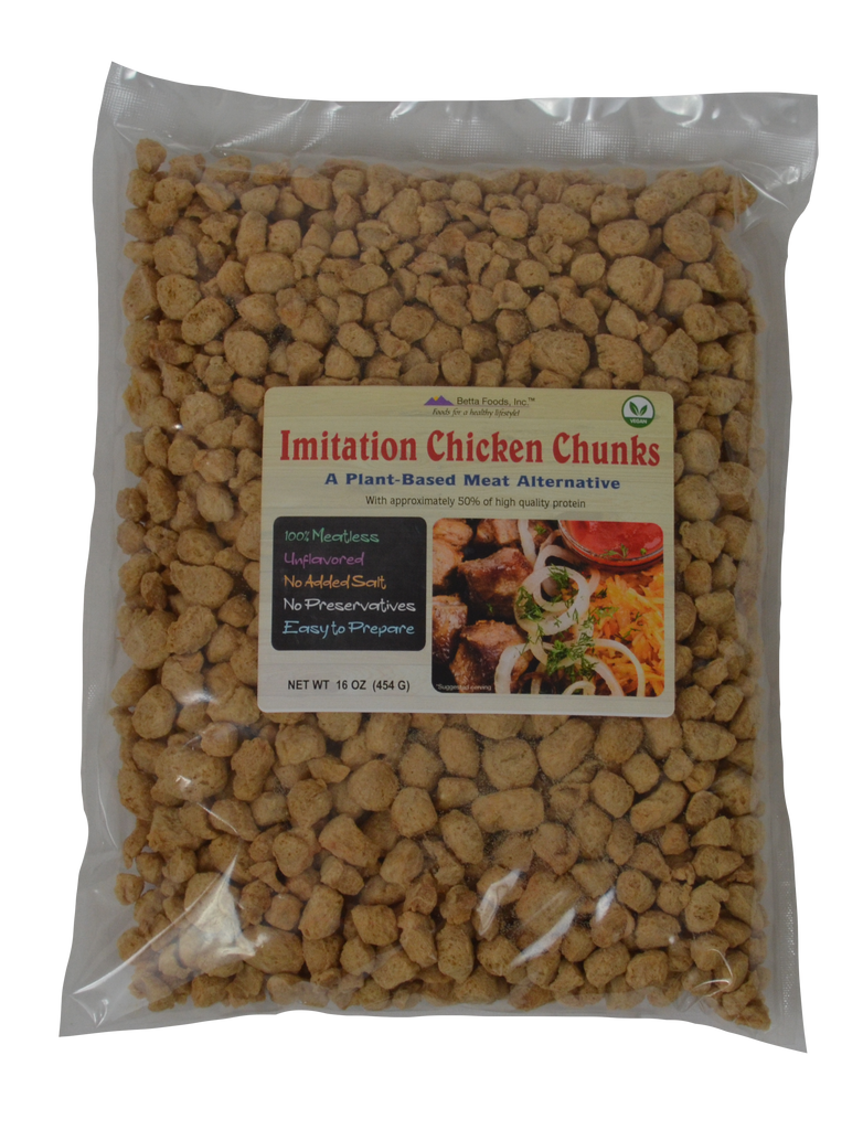 Imitation Chicken Chunks (Unflavored)