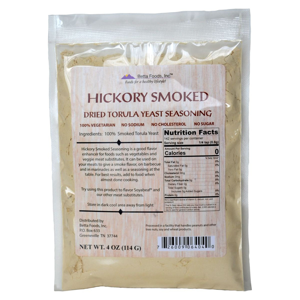Betta Foods, Inc. - Hickory Smoked Dried Torula Yeast Seasoning Betta Foods, Inc. - Hickory Smoked Dried Torula Yeast Seasoning